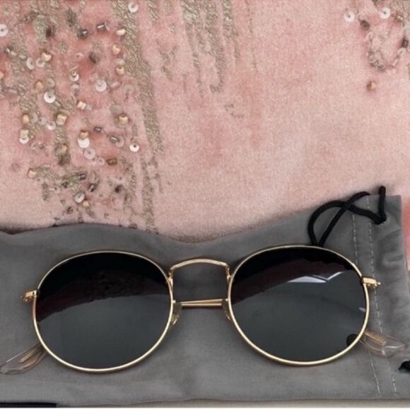 Small Round Polarized Sunglasses for Women Classic Vintage Retro Shades UV400 main image 7